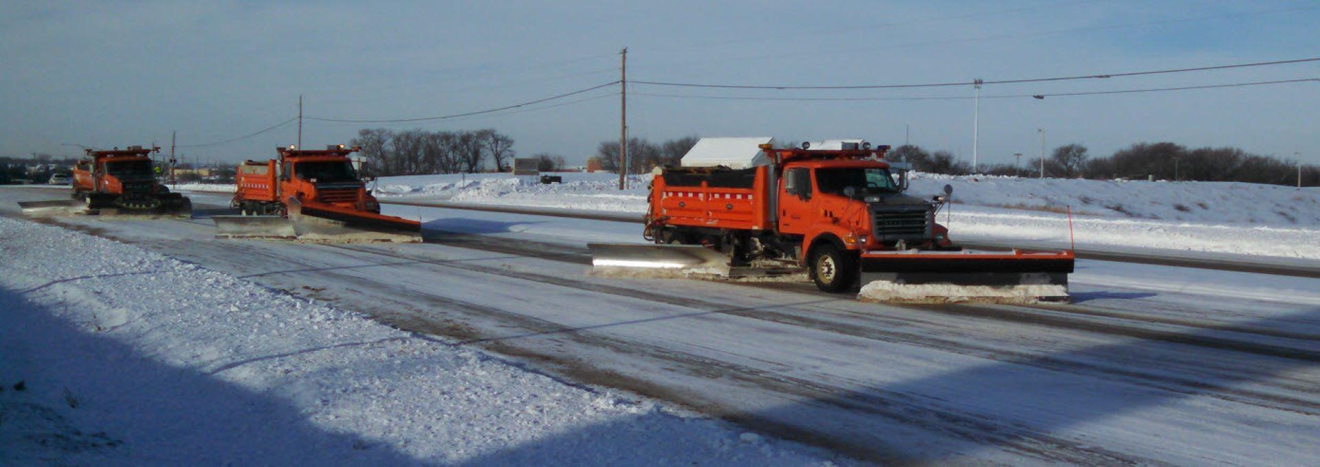 Public Works Snowplow Trucks