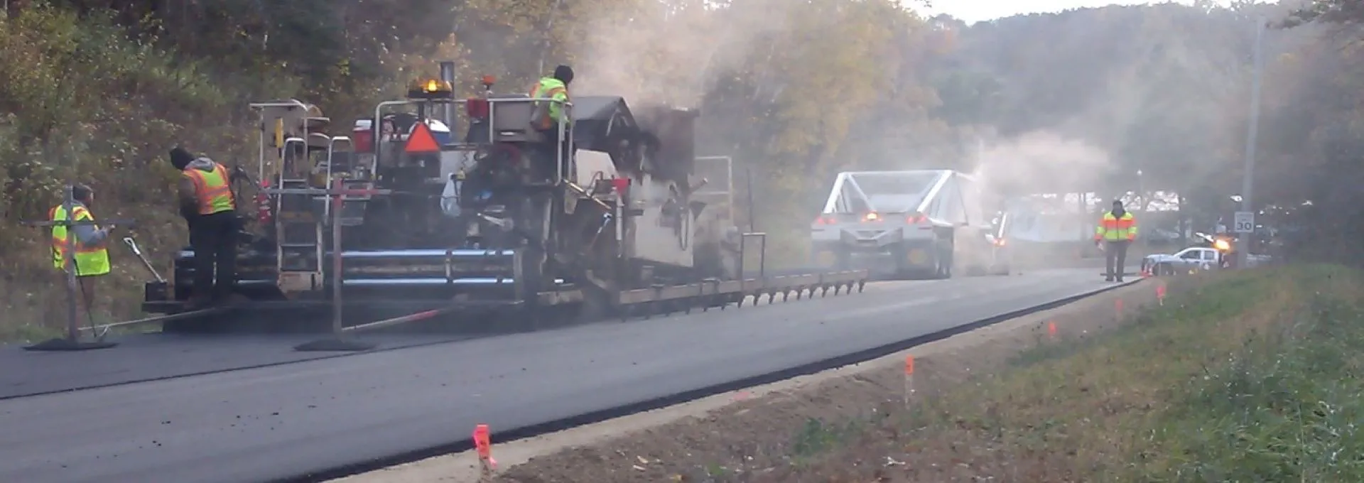 Pubic Works road construction