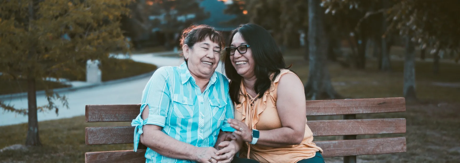 People sitting on bench