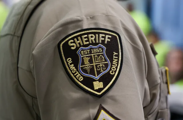 New Sheriff's Office Patch on a unform of a working deputy