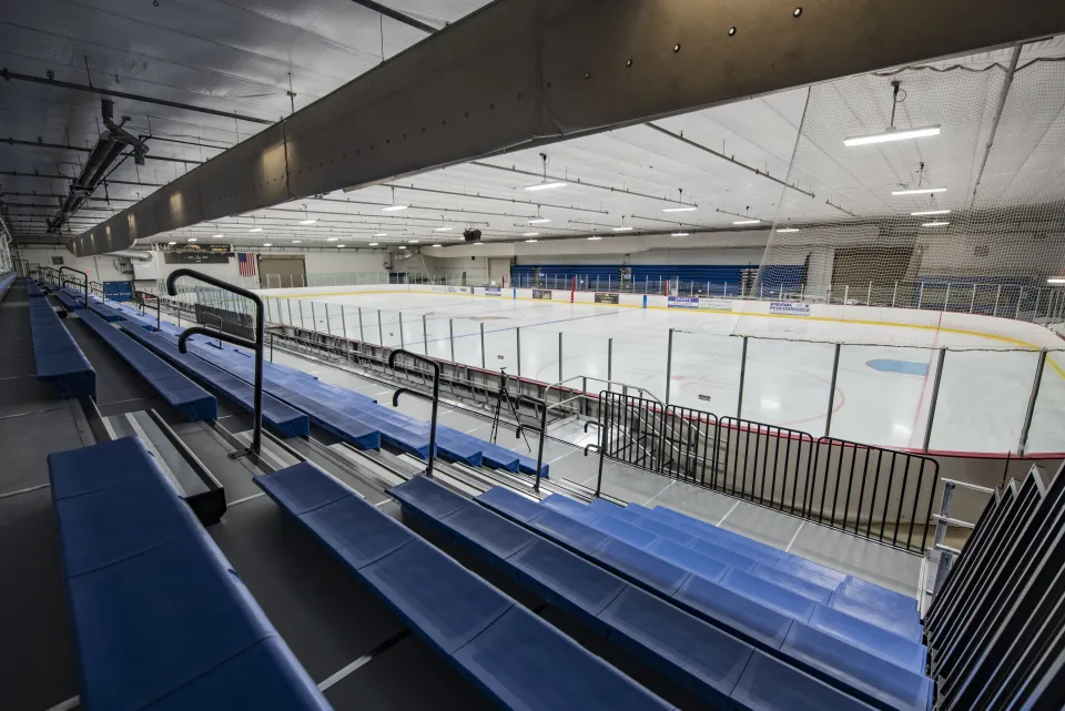 new bleachers at Graham Park