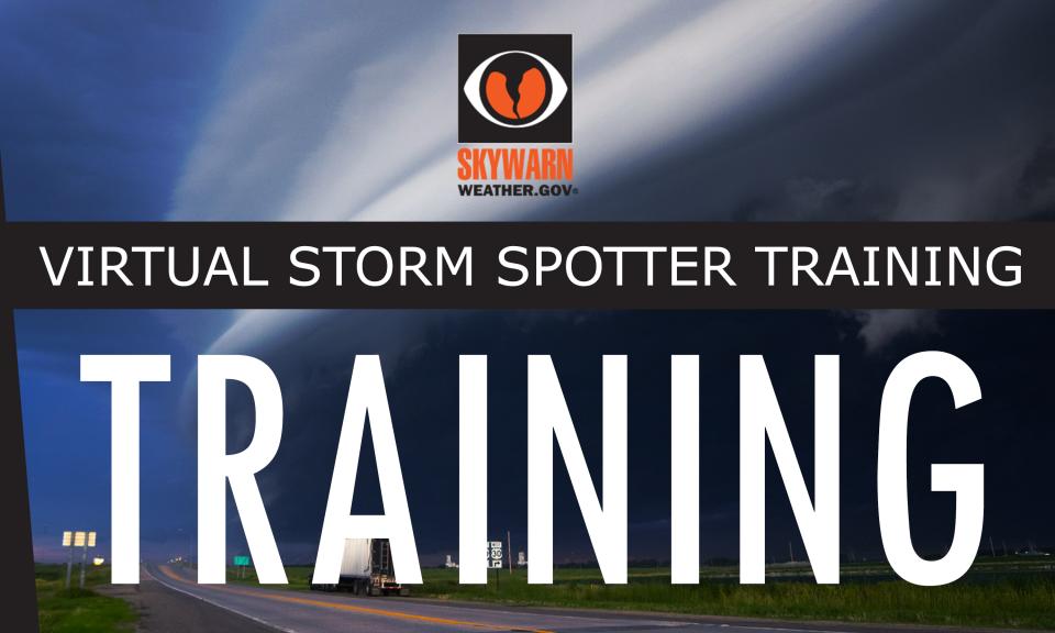 2021 Storm Spotter Training Title Graphic