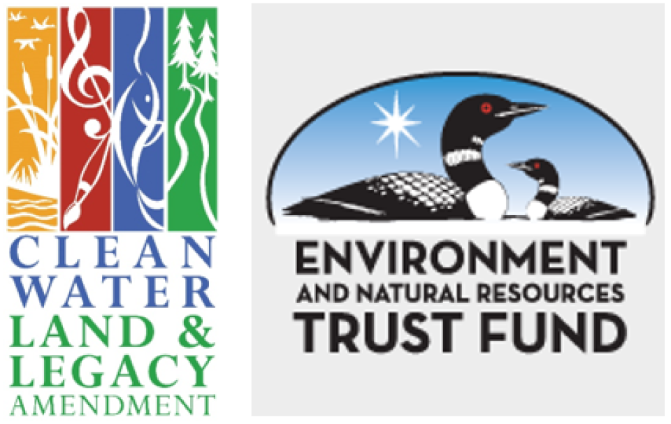 Clean Water Land and Legacy Amendment Logo and Environment and natural resources trust fund logo