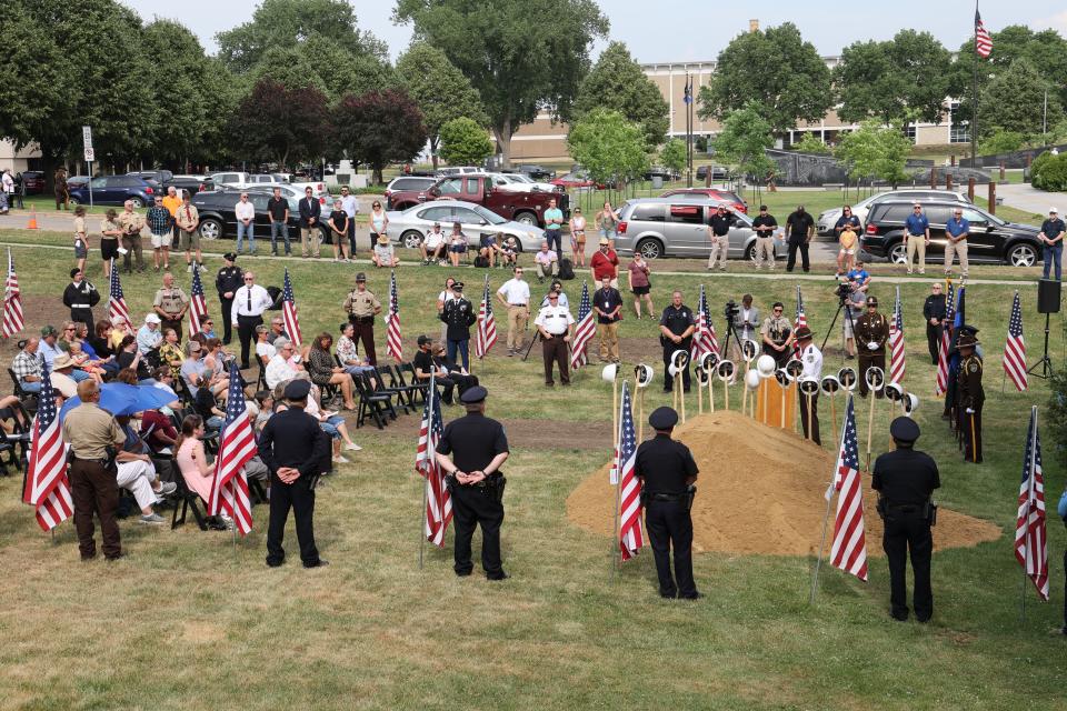 Crowd Photo of the Law Enforcement Memorial Foundation Groundbreaking