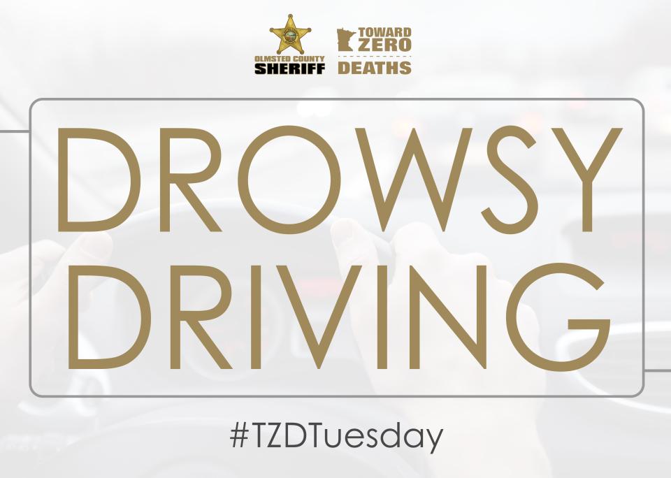 Drowsy Driving Graphic for TZD Tuesday