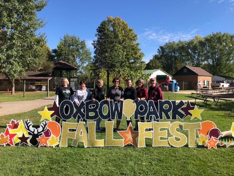 Friends of Oxbow Fall Fest Sign