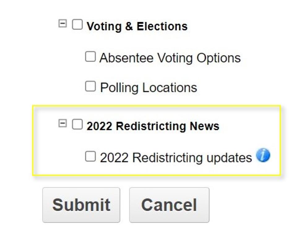 2022 redistricting news