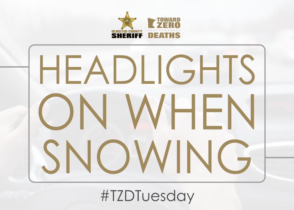 TZD Tuesday Headlights and Snow Graphic