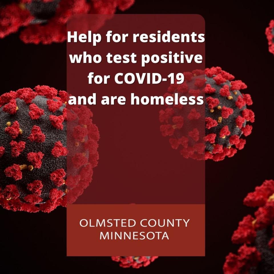 Help for Olmsted County residents who test positive for COVID-19 and are homeless