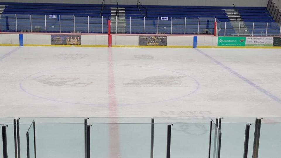 Rink one sponsored by Mayo Clinic