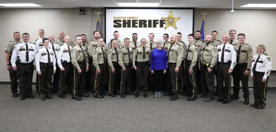 Sheriff's Office staff at 2022 Spring Awards