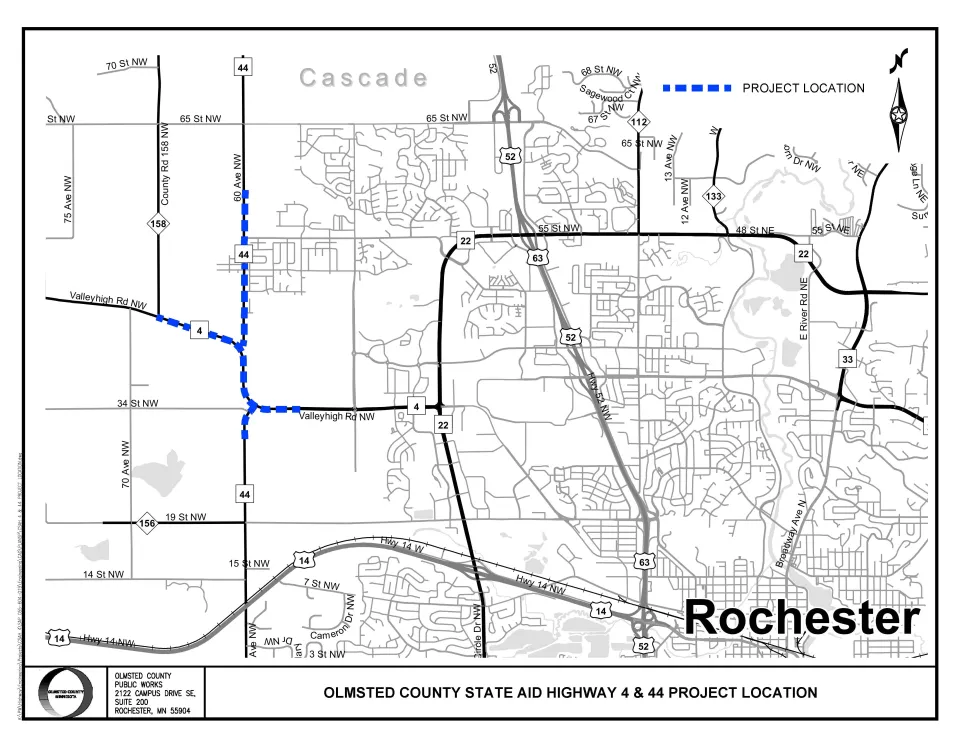 CSAH 4 & 44 PROJECT LOCATION