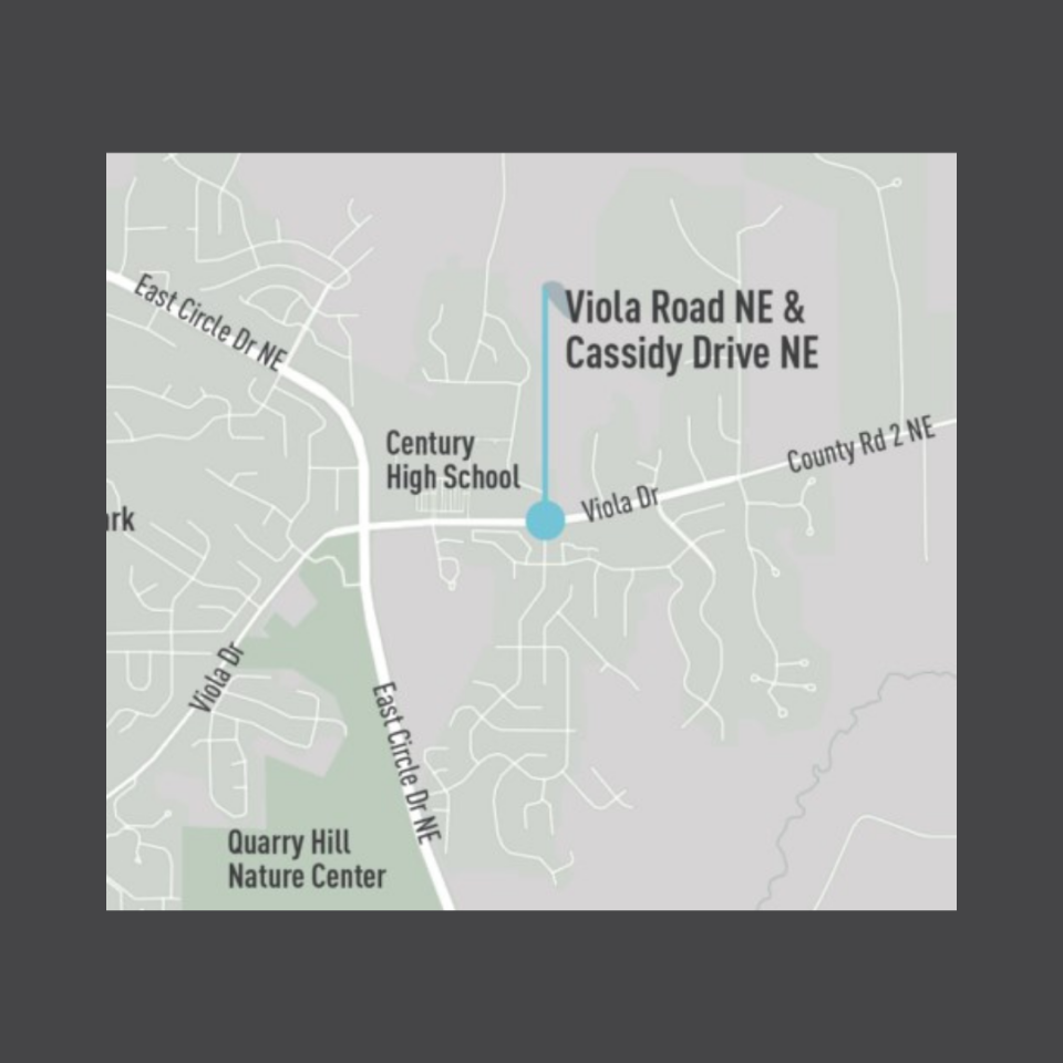 Open house: Viola Road NE (County State Aid Highway 2) & Cassidy Drive NE Intersection Improvement Project
