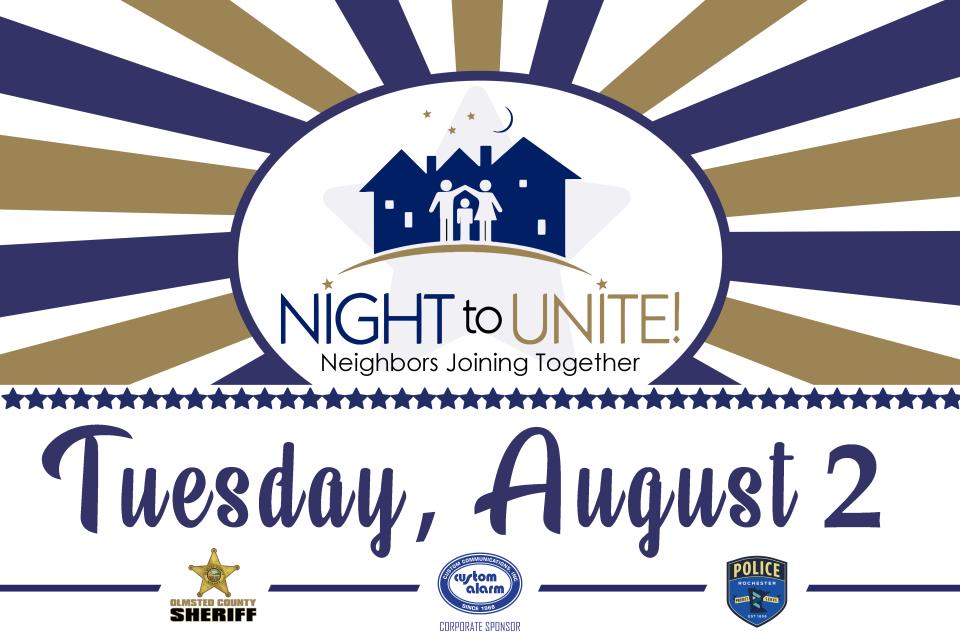 Night to Unite Set for Tuesday, August 2