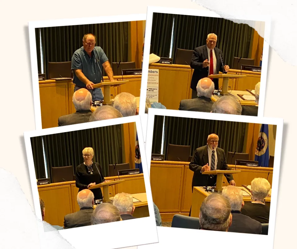 Honoring Commissioners Bier, Brown, Flynn, and Podulke