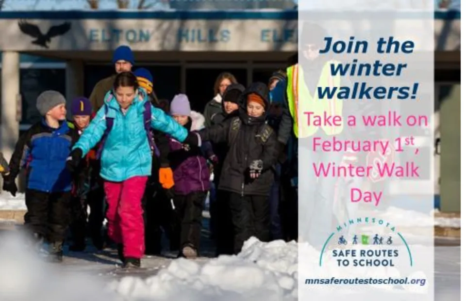 Gage Elementary Celebrates Winter Walk Day