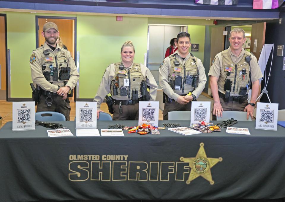 Sheriff's Office Recruiting at a Career Fair
