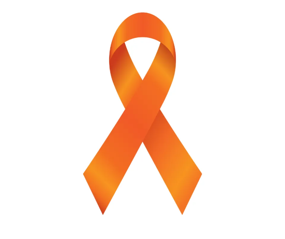 Orange ribbon