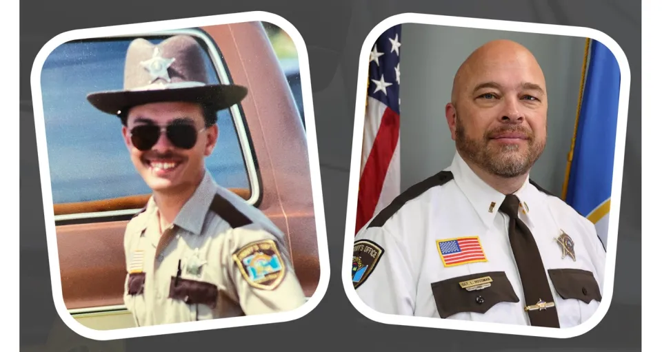 Two photos of Lee Rossman