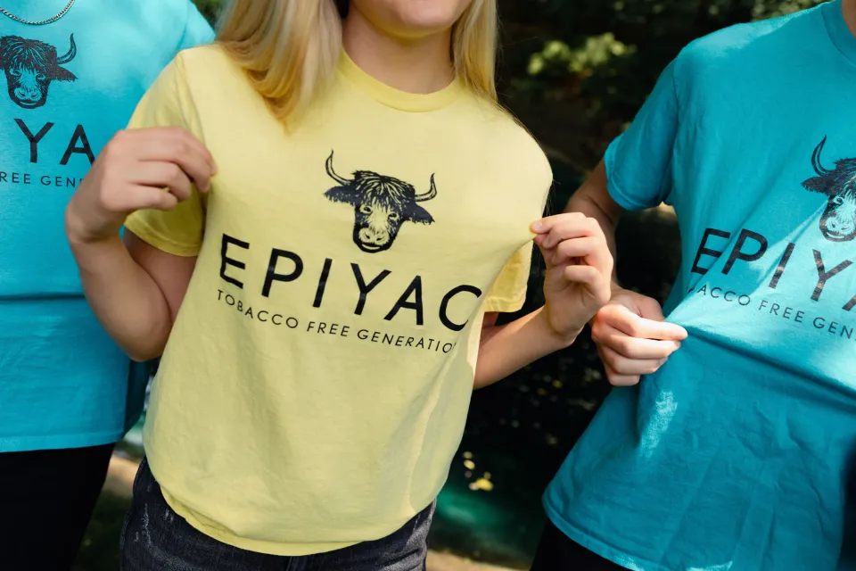shirt with EPIYAC logo