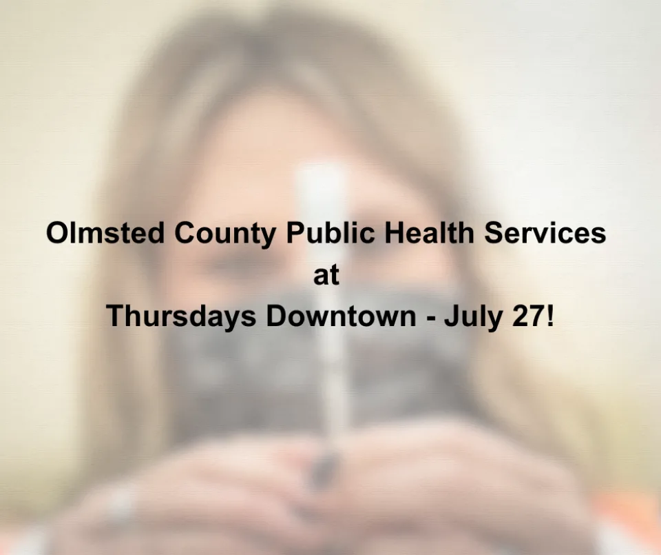 Olmsted County Public Health Services at Thursdays Downtown on July 27