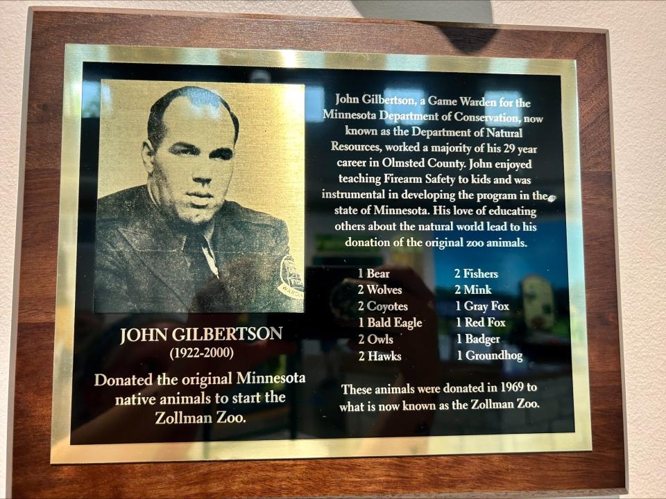 John Gilberston plaque