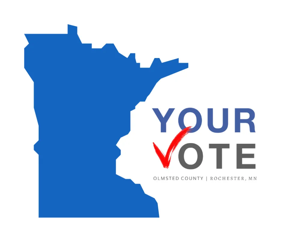 The state of Minnesota. Your Vote, Olmsted County, Rochester
