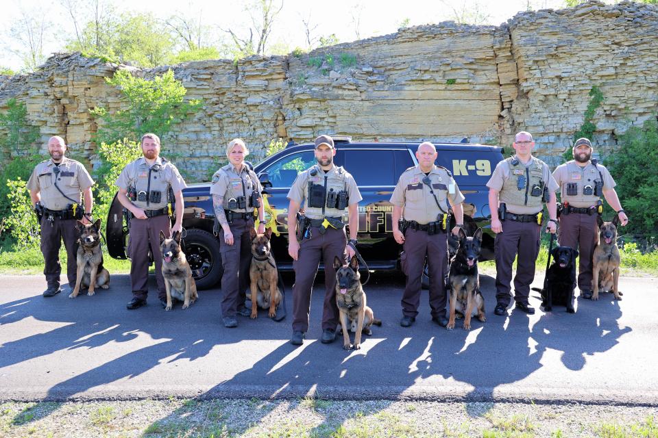 Group photo of Sheriff's Office K9 Unit