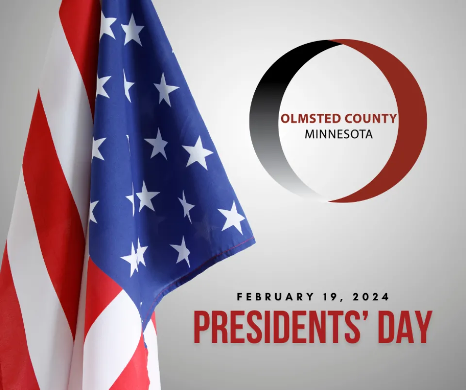 Olmsted County offices closed Monday, February 19, 2024
