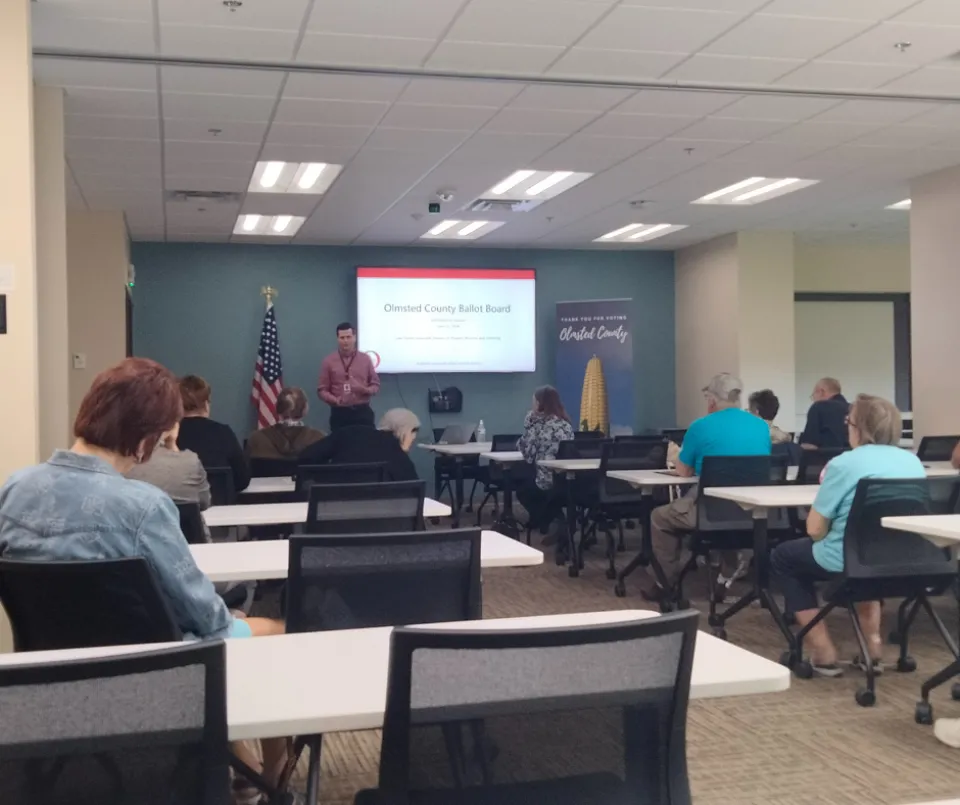 Olmsted County hosts informational session on ballot board process