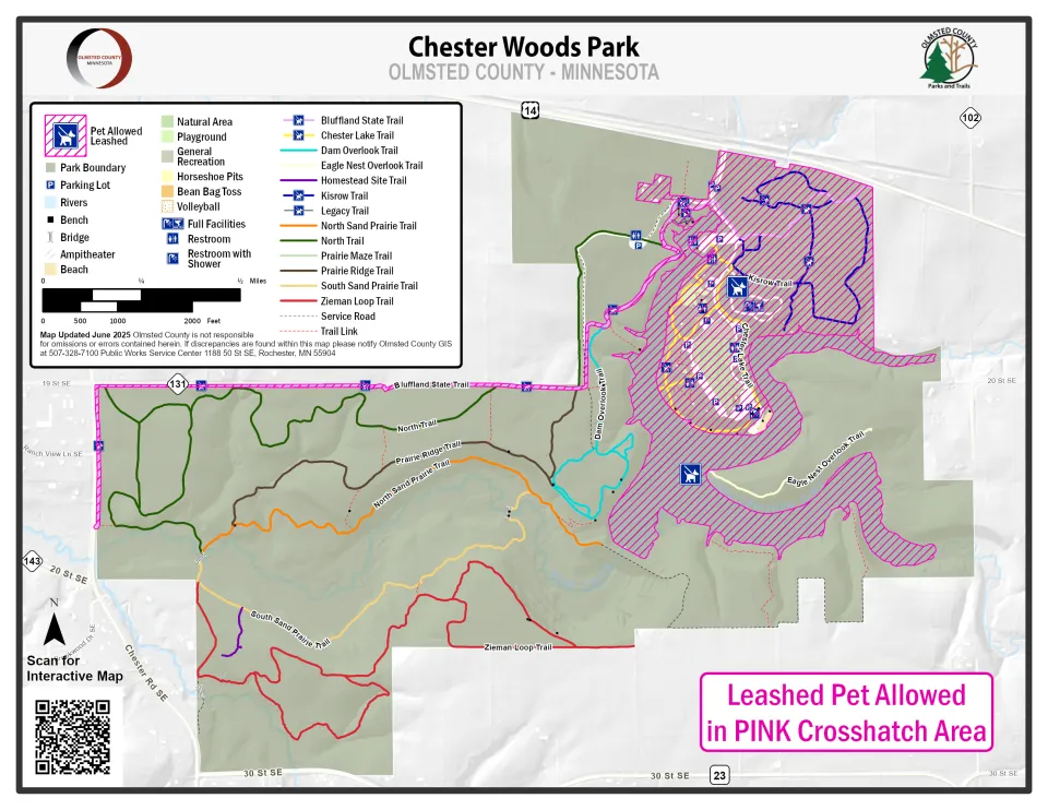 Chester Woods pet area