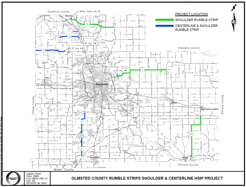 Road closure map