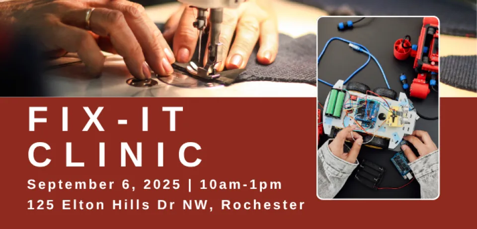 Promotion for Olmsted County Fix-It Clinic