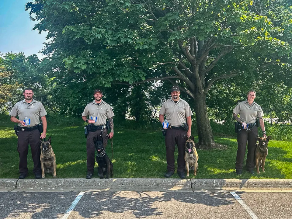 2025 K9 Regional Trials Group of K9 Handlers 