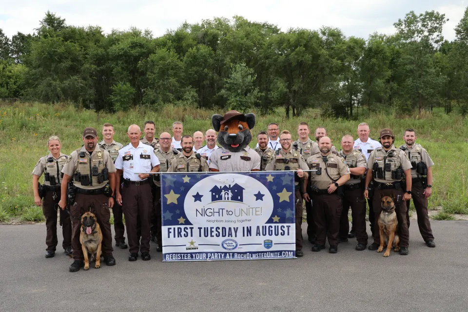 Sheriff's Office Staff Before Night to Unite
