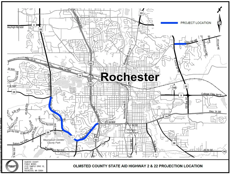 road work map