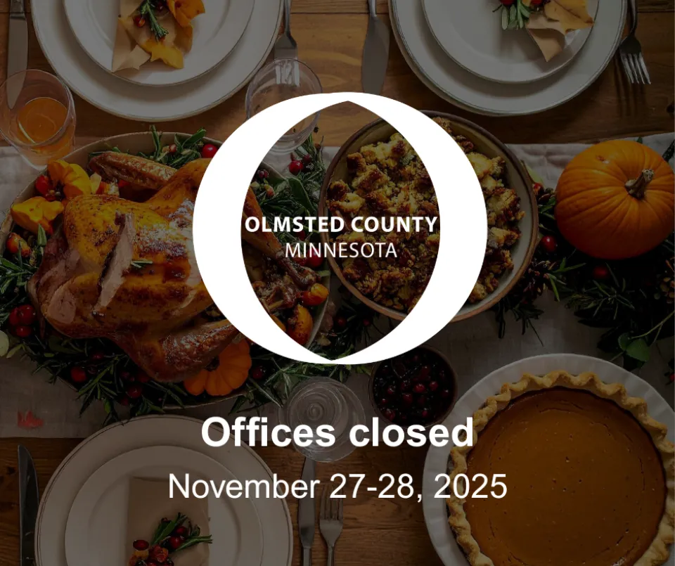 Olmsted County offices closed November 27-28, 2025