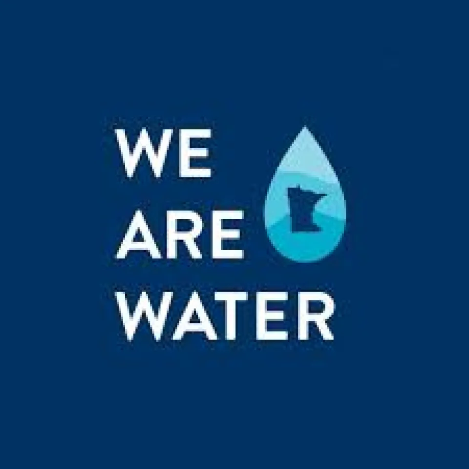 we are water logo