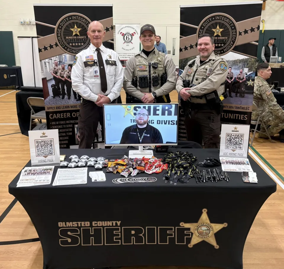 Sheriff's Office at a Career Fair in Rochester