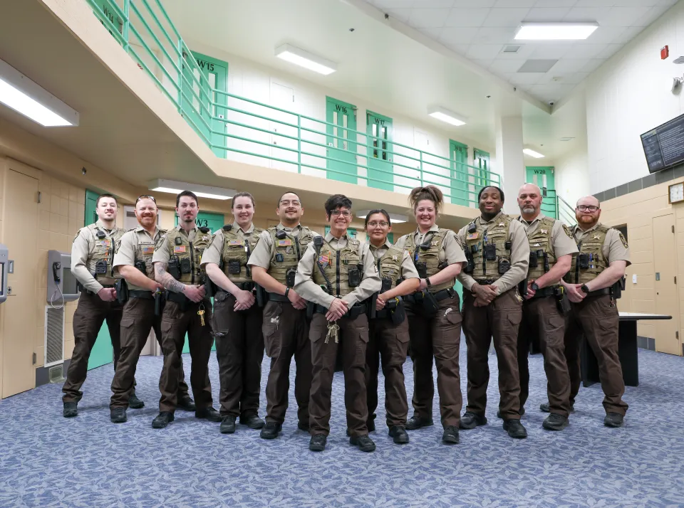 Platoon Photo inside the detention center