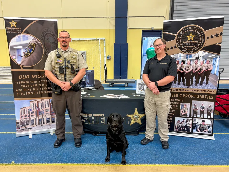 Sheriff's Office ADC staff at a career fair