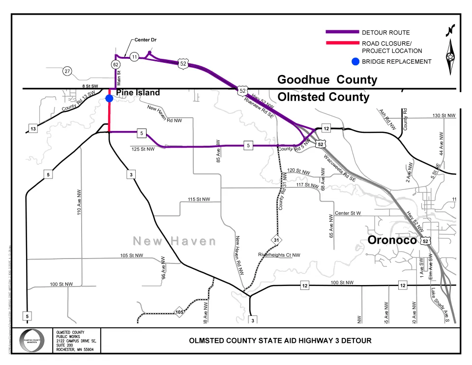 road closure map