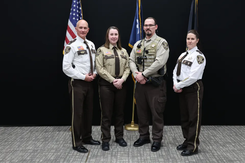 New detention corporals at spring awards program in 2026