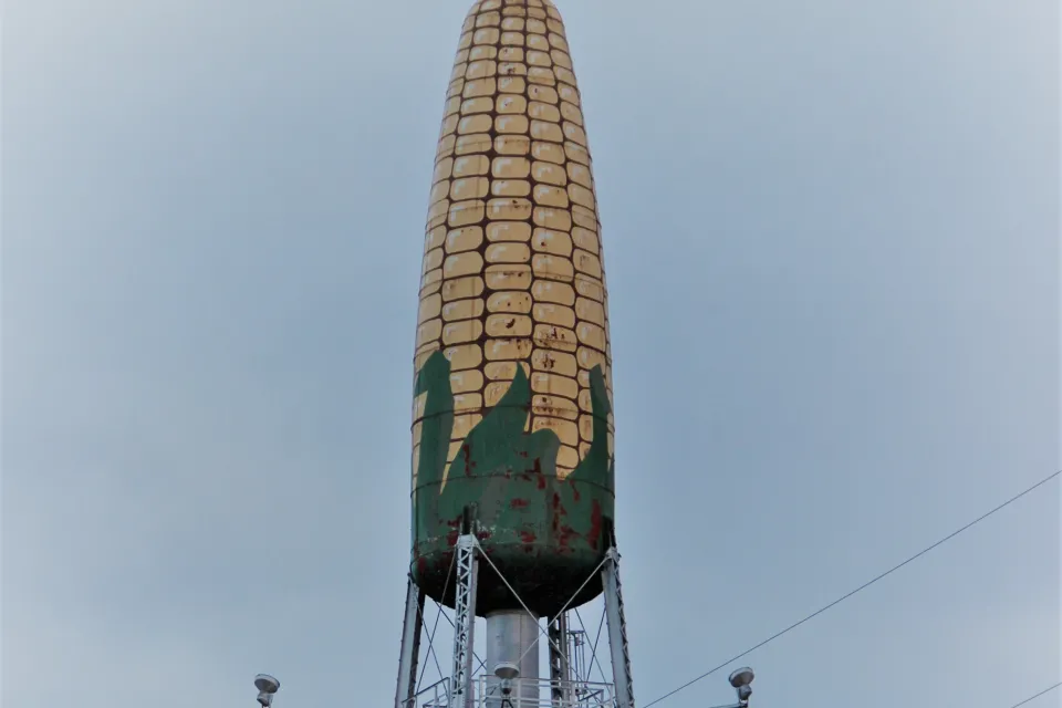 Ear of corn water tower