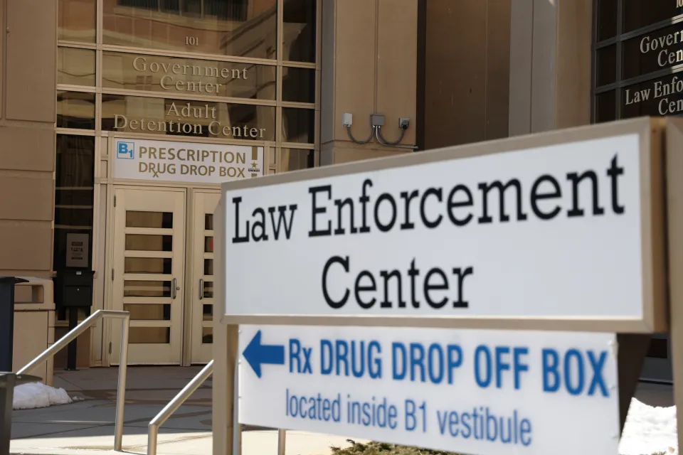 Entrance of Adult Detention Center and Law Enforcement Center