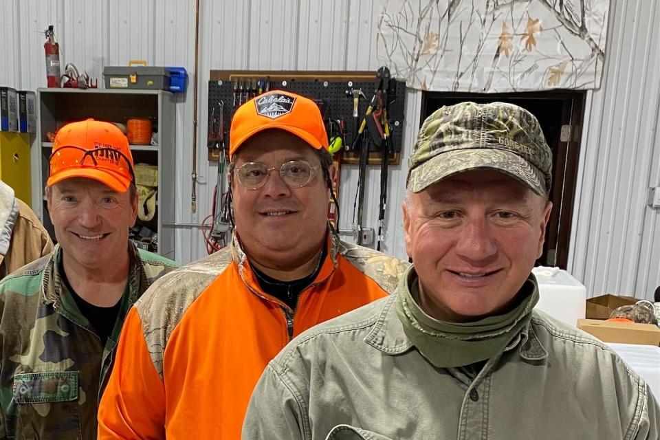 Three veterans that participated in the annual DAV hunt