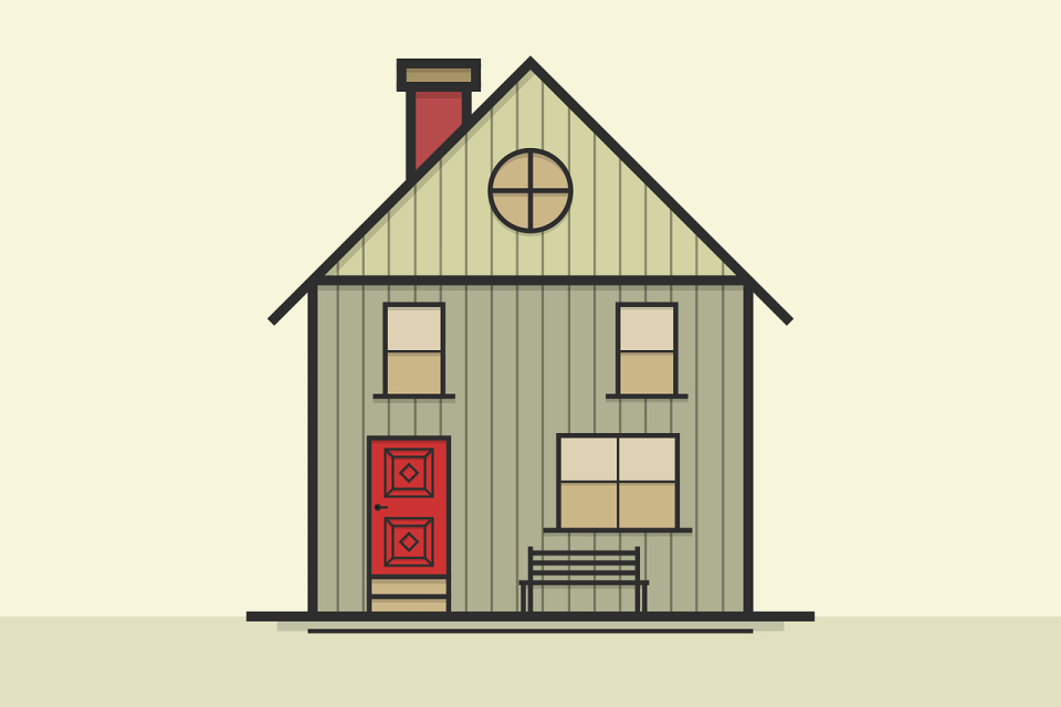 Cartoon image of house