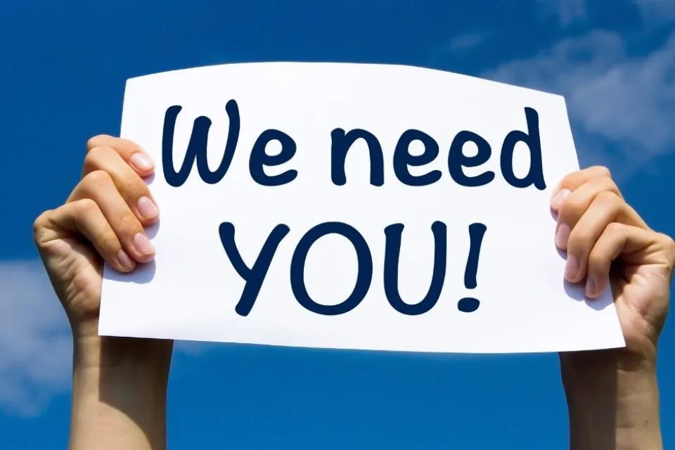 We need you!