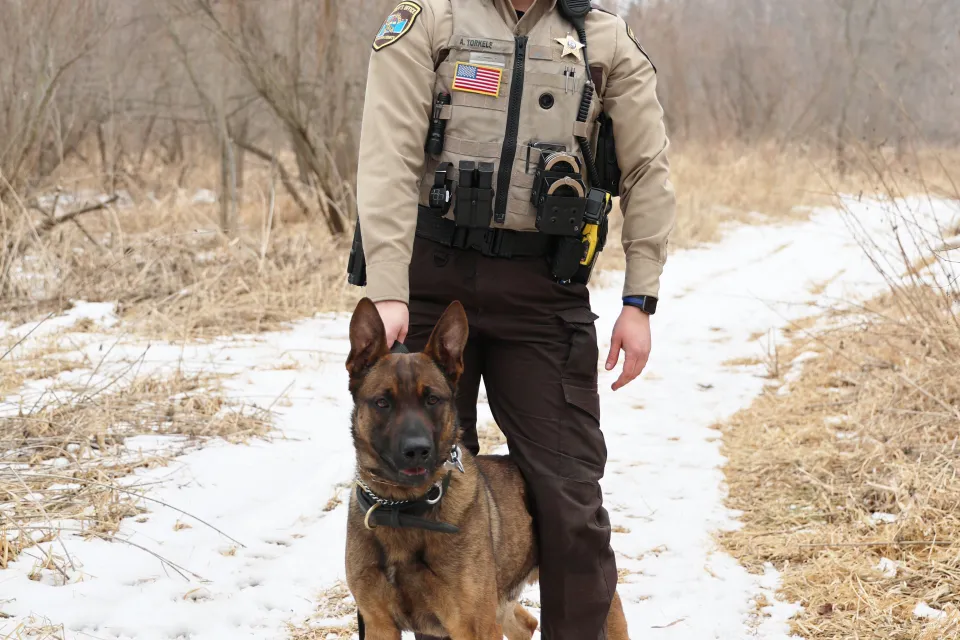 Deputy Aviana Torkelson and K9 Ragnar