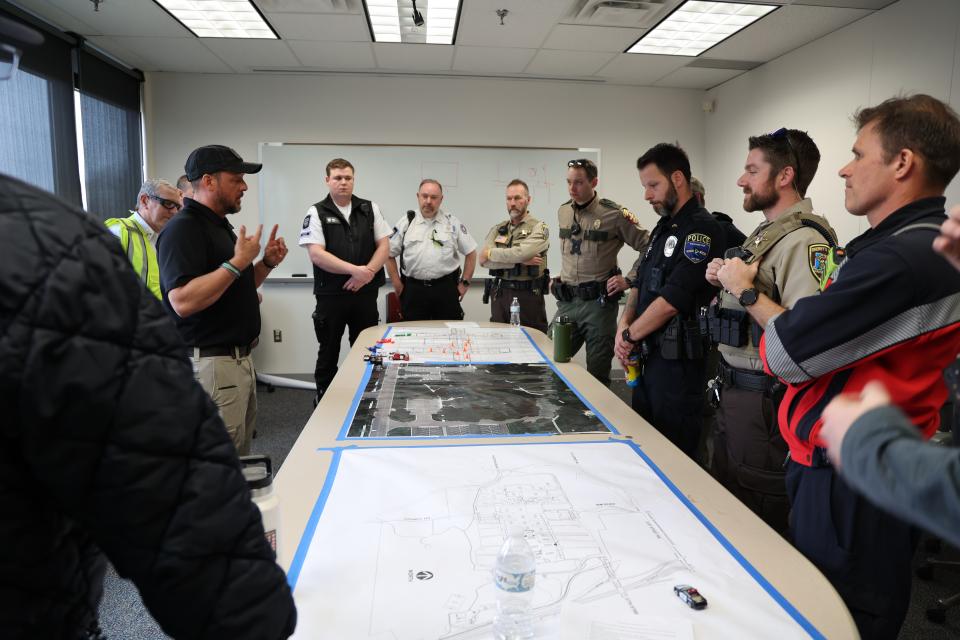 Members of the Sheriff's Office join other agencies in active shooter training